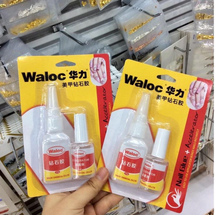 Keo dán móng Waloc chính hãng hàng loại 1 - keo bê tông đa năng