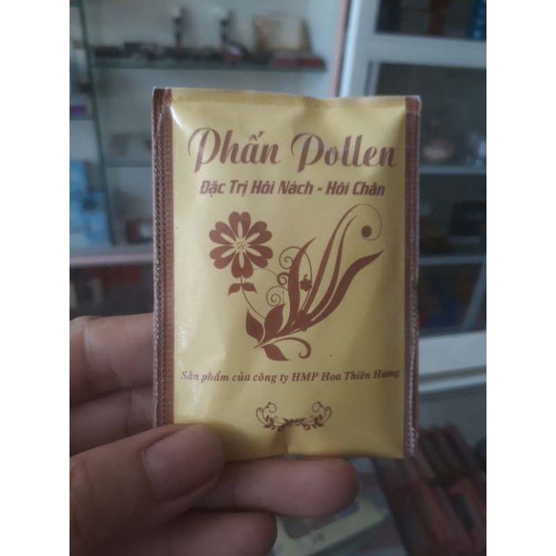 Phấn Pollen - khử mùi hôi nách, hôi chân