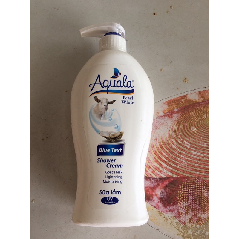 Sữa tắm dê AQUALA peal white 650ml