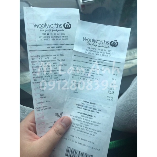 SẴN Hàng Úc - Đủ Bill - Kem chống nắng Woolworths 50SPF++ | BigBuy360 - bigbuy360.vn