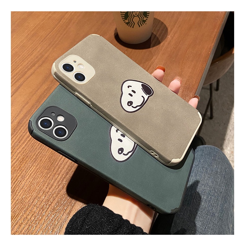 Cute Snoopy Leather Case for iPhone 11 Pro Max 6/6s 7/8 Plus