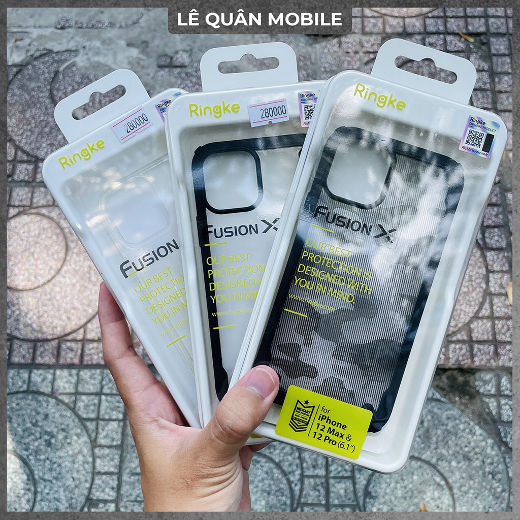 Ốp Lưng Chống Sốc Ringke Fusion / Fusion X Cho iPhone 12 / 12 Pro