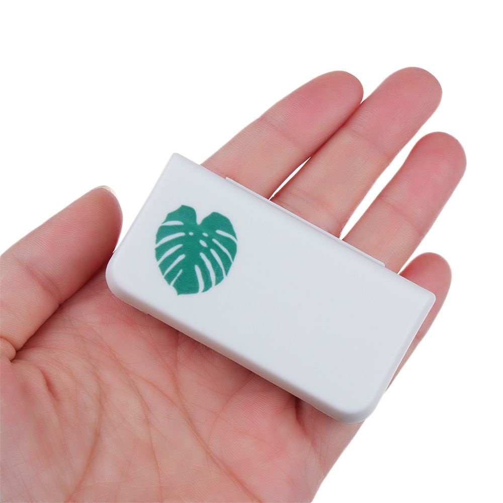 Hộp đựng thuốc mini 3 ngăn chống bụi mang đi du lịch tiện lợi