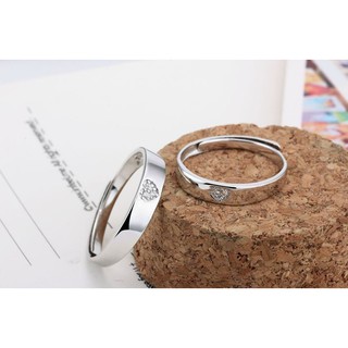 Nhẫn Đôi Mạ Bạc 925 Thời Trang