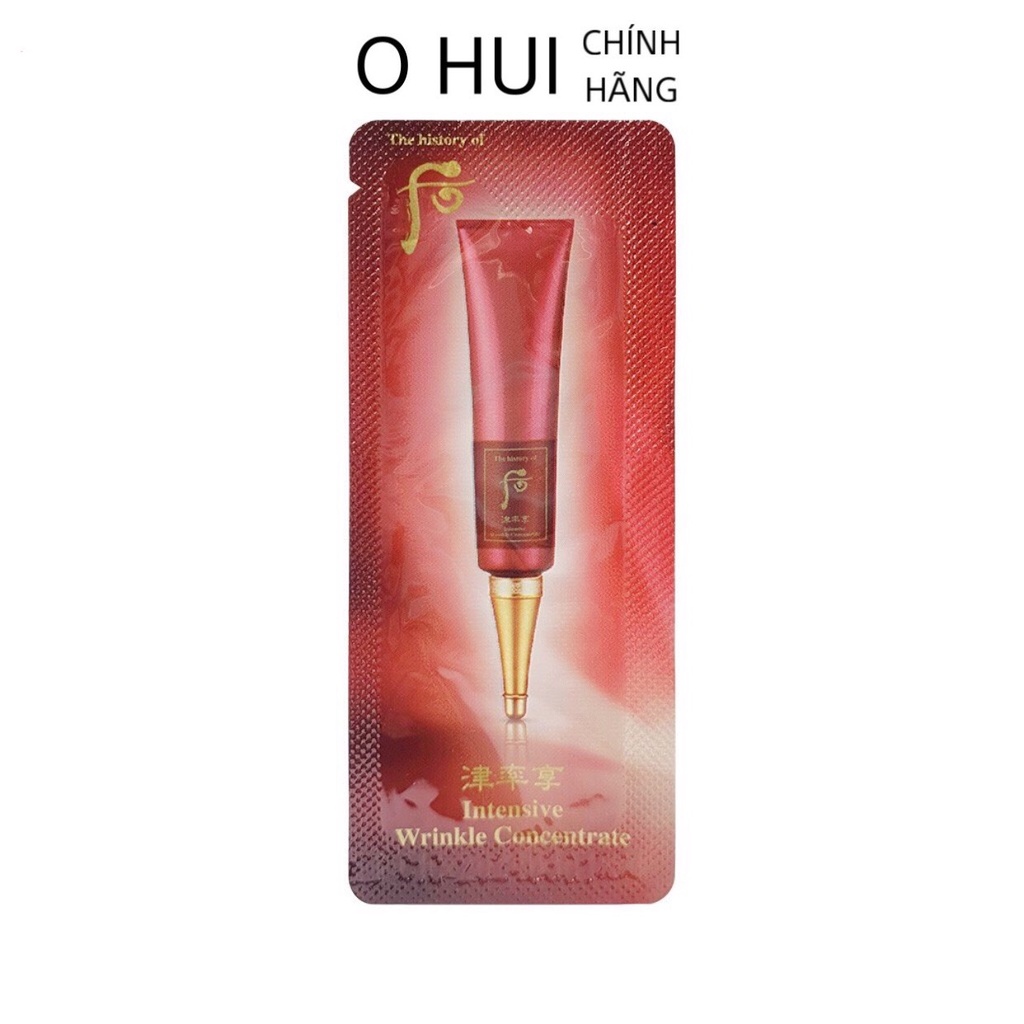 Combo 20 Gói Kem Dưỡng Xoá Mờ Nếp Nhăn Sâu Whoo Intensive Wrinkle Concentrate 1ml - Nhã Khanh Ohui