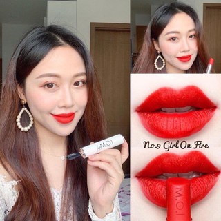 Son MOI Hồ Ngọc Hà, son thỏi lì chính hãng, đỏ cam