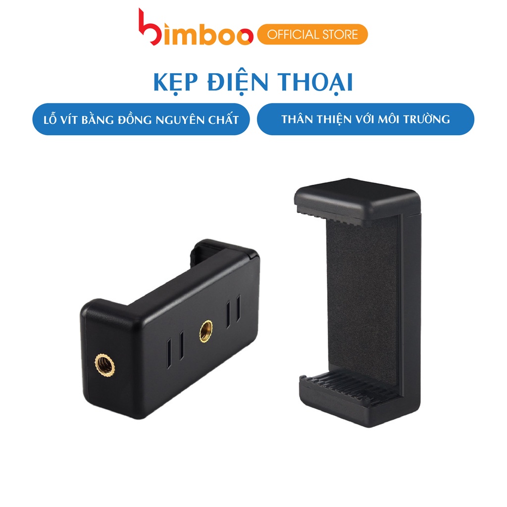 Kẹp Điện Thoại Đa Năng BIMBOO Loại Xịn Dùng Cho Chân Máy Ảnh Tripod