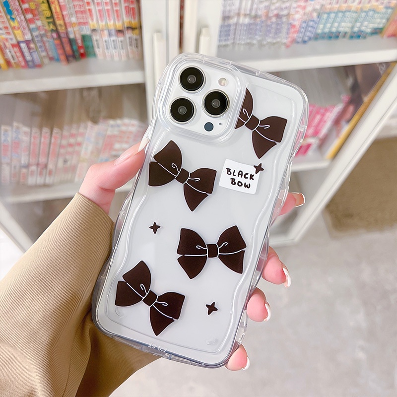 Ốp lưng iphone Ốp Điện Thoại Silicone Trong Suốt Họa Tiết Ren Cho iphone13Pro 11 / 12 xs / 7 / 8 / Dinuo case