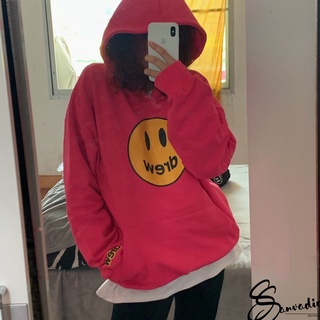 Áo Hoodie Drew House Nỉ Bông Form Rộng - Tặng Móc Khóa Drew 25k