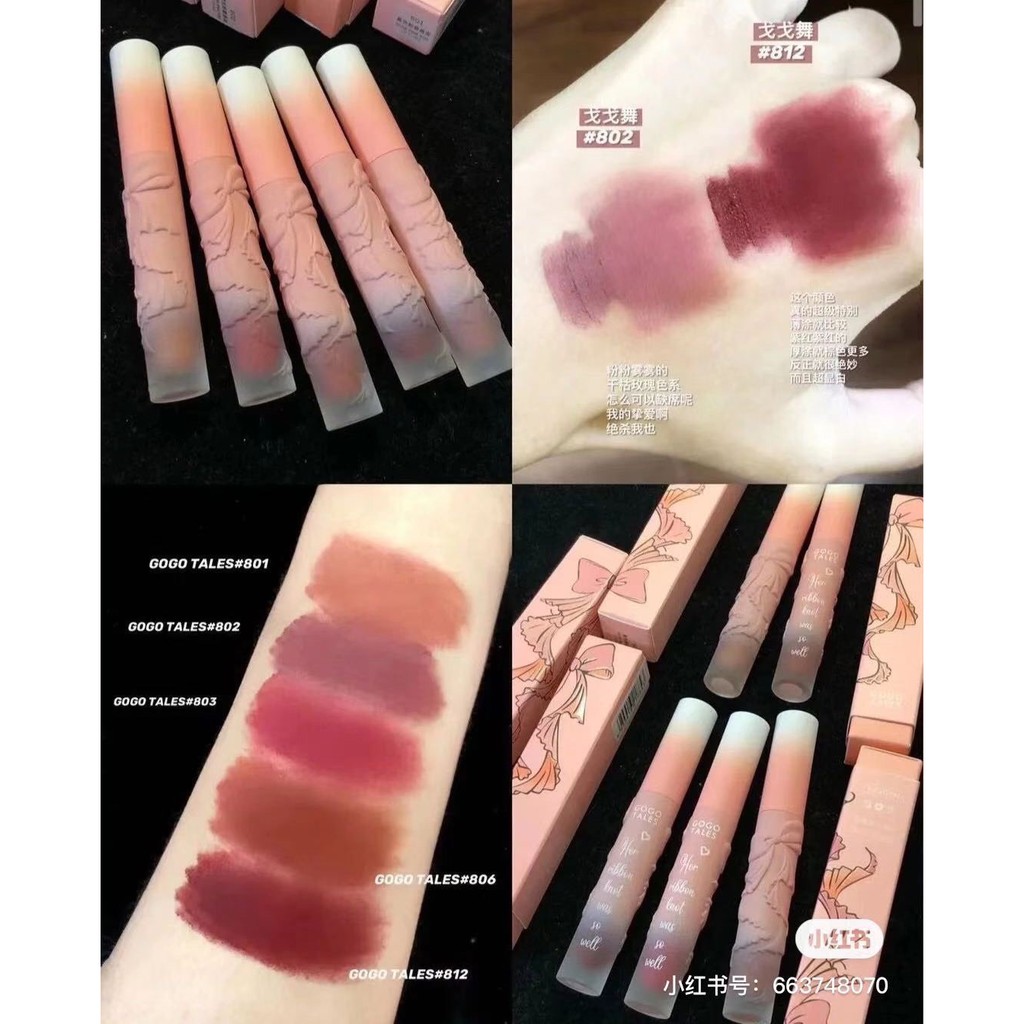 Son Kem Lì Thiết Kế Vỏ Hình Nơ Xinh Xắn KB K109 | BigBuy360 - bigbuy360.vn