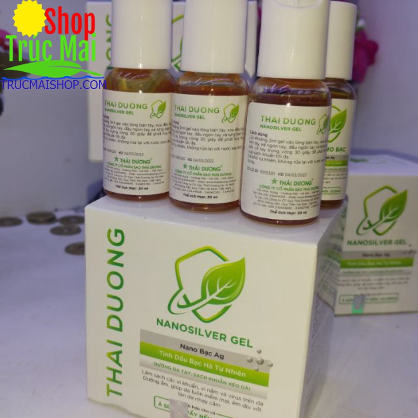Nước Rửa Tay Khô NaNo bạc chính hãng Thái Dương