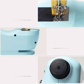 Máy may điện mini kèm bàn đạp chân