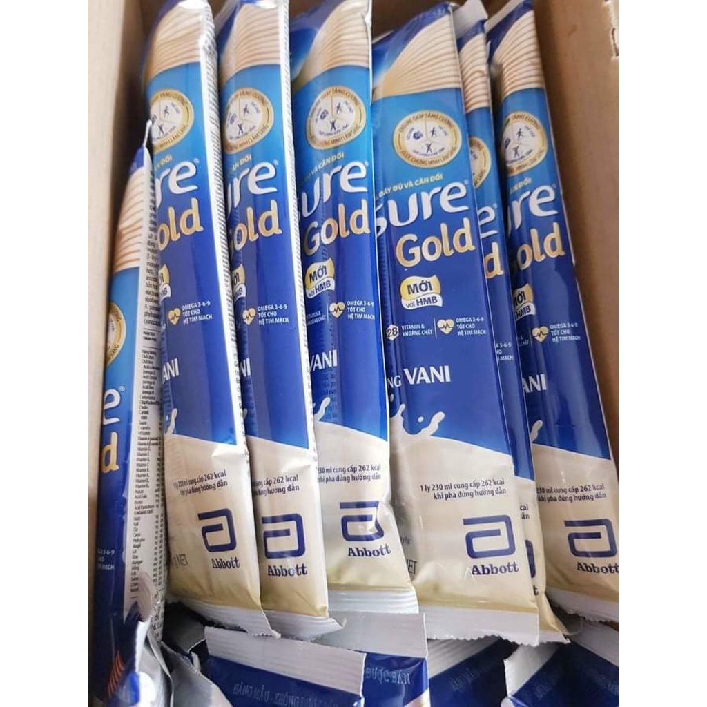 Date mới- Sữa Bột Ensure Gold 60,6g /Gói