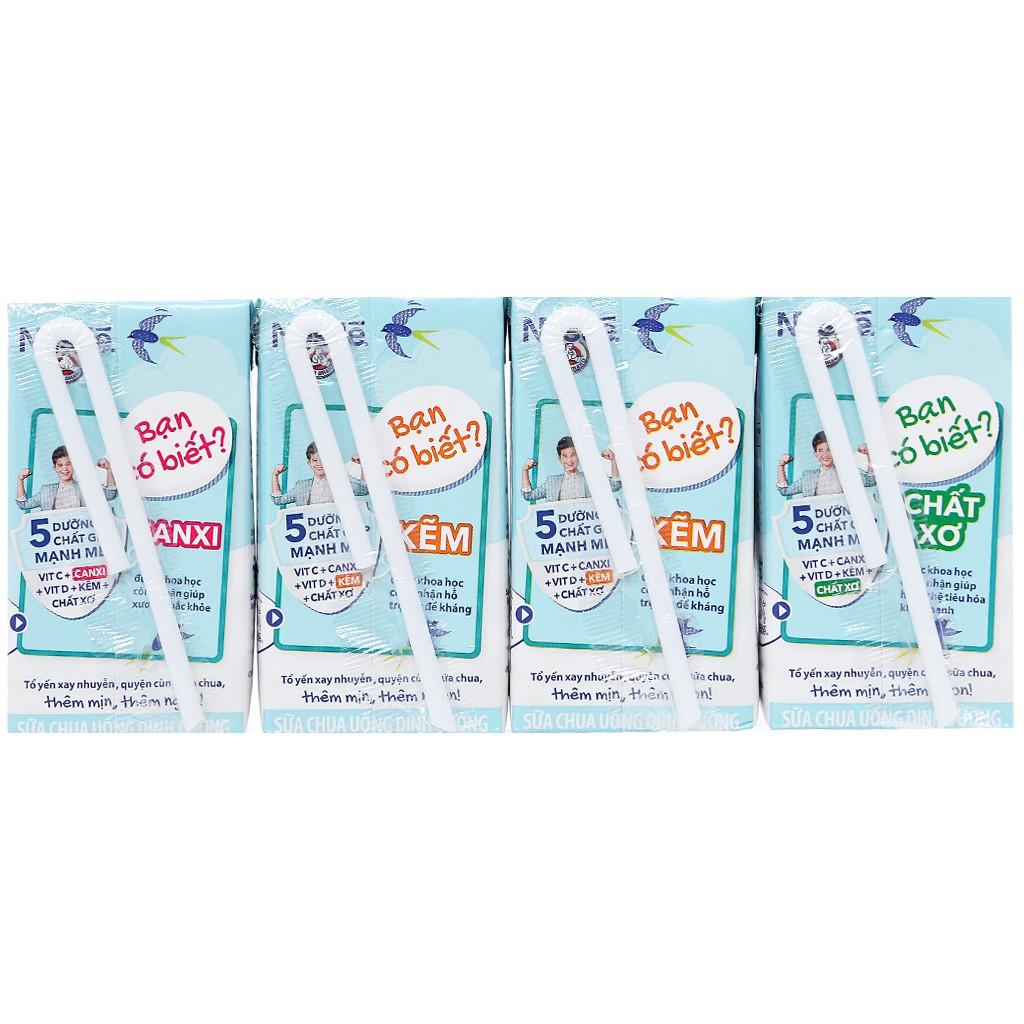 Sữa chua uống Nestle Yogu tổ yến 115ml x 4 hộp