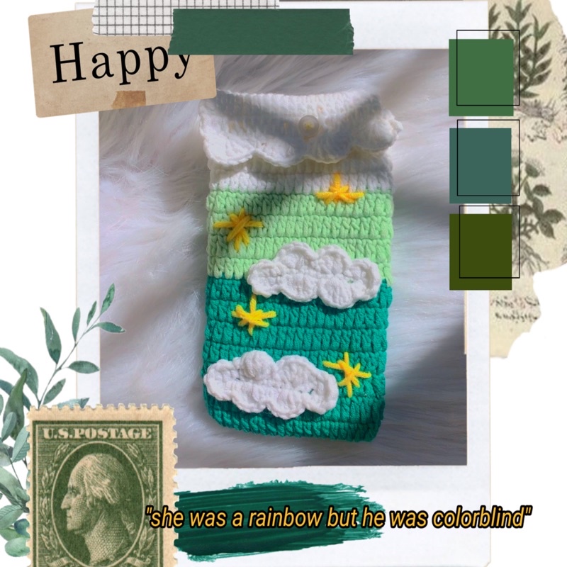 Túi đựng máy tính hình mây mộng mơ ☁️