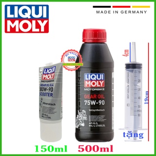 Nhớt Láp - Hộp Số Xe Tay Ga  Liqui Moly Motobike Gear Oil GL5 - 75W90( 500M ) Và GL4 - 80W90 (150ML).Nhập Khẩu Đức