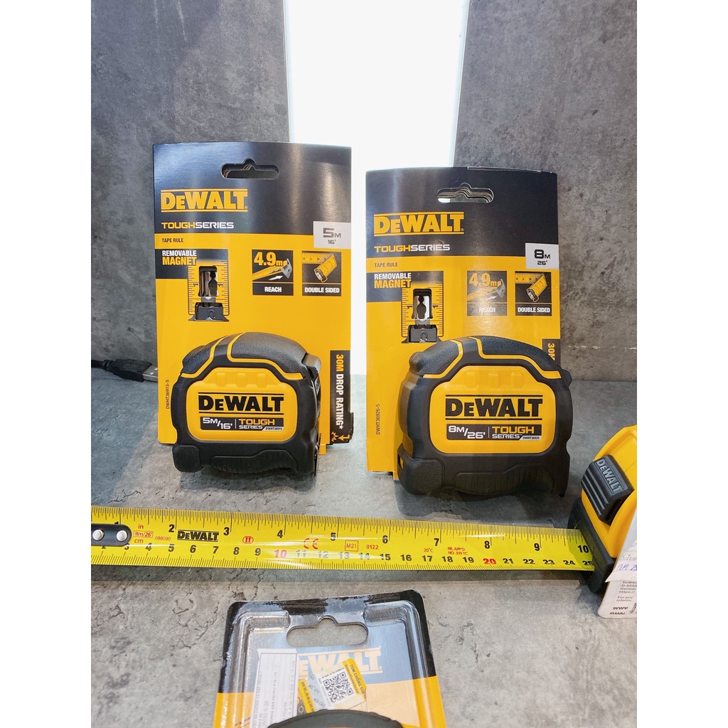 THƯỚC CUỘN THÉP 2 MẶT 5M DEWALT DWHT36915