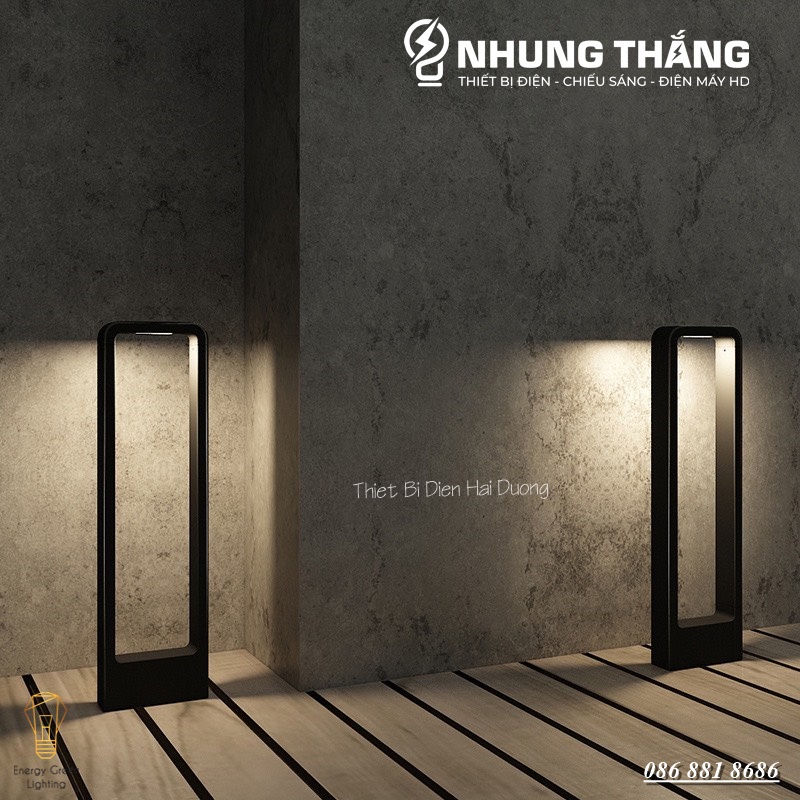 Đèn Trang Trí Sân Vườn DSV-818 Chống Nước - Chiều Cao 80cm - Ánh Sáng Vàng - Sử Dụng Điện