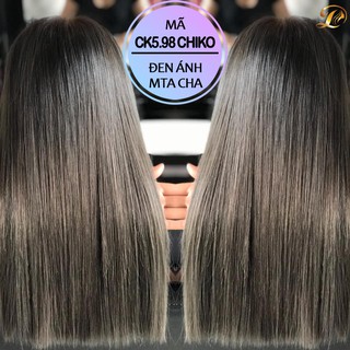 Thuốc nhuộm tóc màu đen ánh Matcha