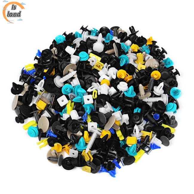 Set 100 Đinh Tán Bằng Nylon Nhiều Màu Sắc Chuyên Dụng Cho Xe Hơi