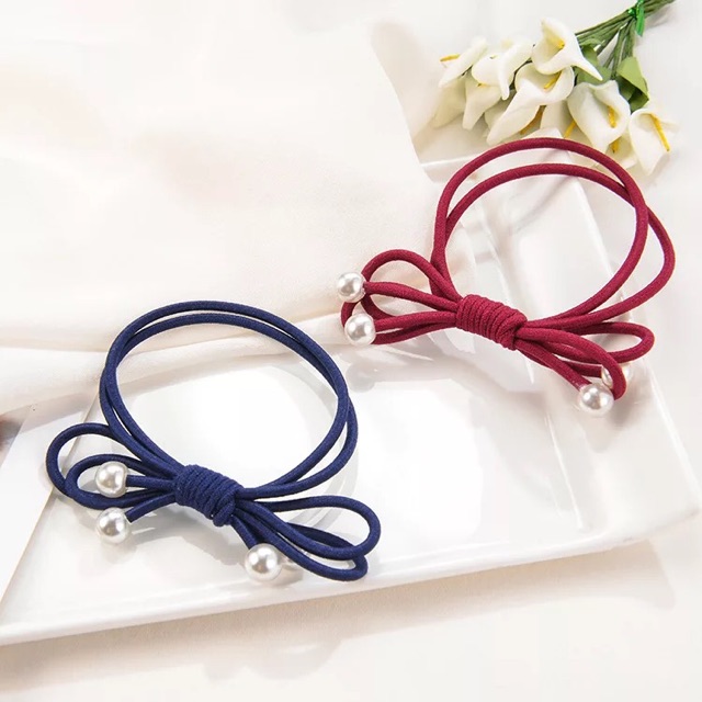 Sỉ 10 dây buộc tóc quấn nơ 35k