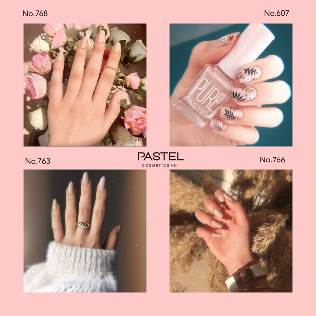 Sơn móng tay PASTEL Màu Nude