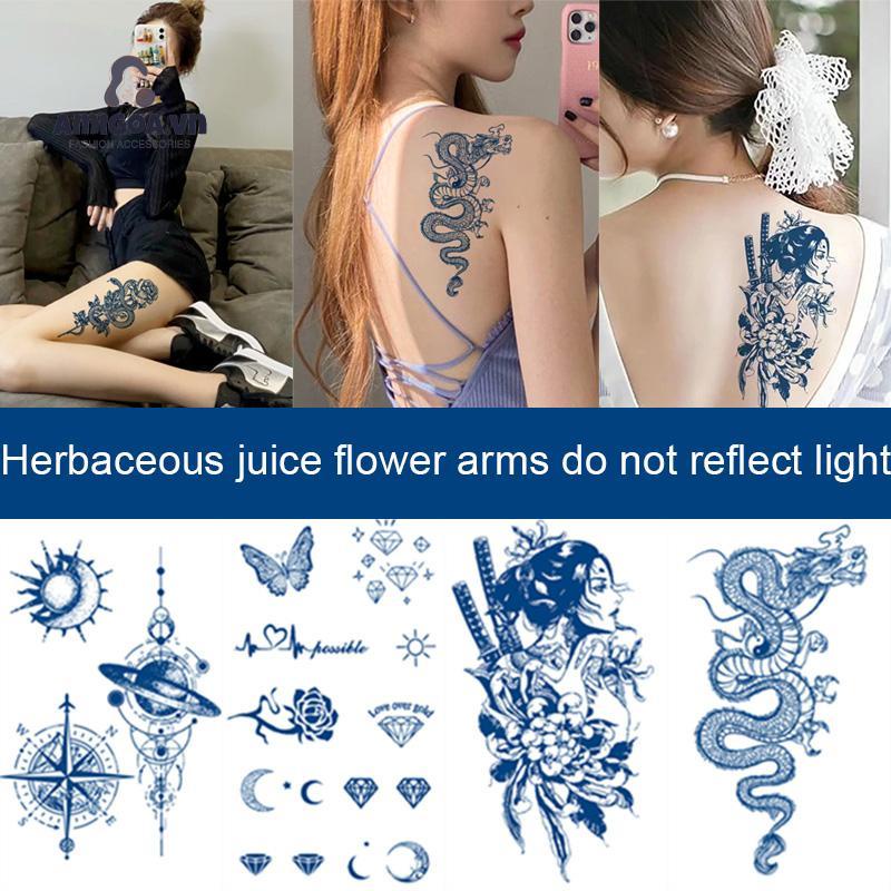 ✨✨Hình Xăm Dán Tạm Thời Chống Nước Lâu Trôi 15 Ngày amigoa.acc