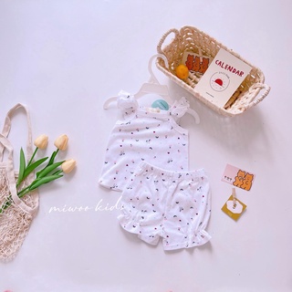 Bộ bozip 2 dây cánh tiên cho bé gái size 80,90, 100,110,120