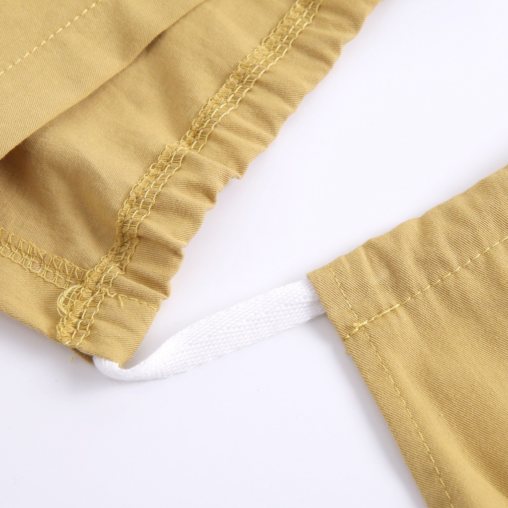 Áo Liền Quần Sanlutoz Dành Cho Bé Thiết Kế Có Tai Màu Vàng Xinh Xắn