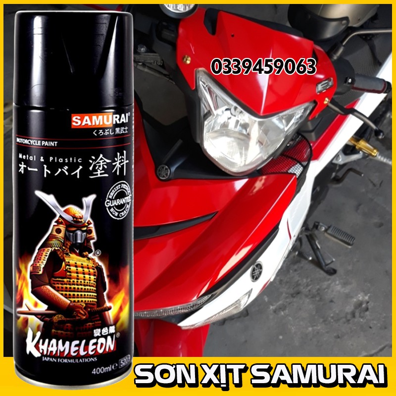 Sơn Samurai Màu Đỏ 6 - Chai Sơn Xịt Màu Đỏ Samurai 33/6