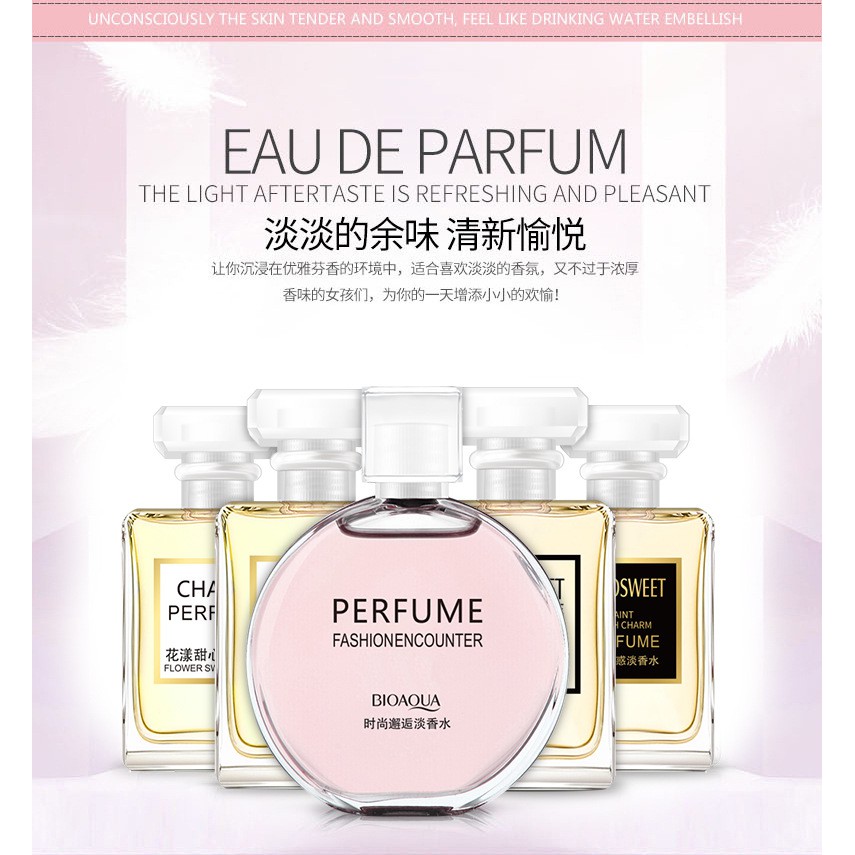 SET nước hoa siêu thơm lưu hương 24 tiếng Bioaqua 3 chai (Nội địa Trung) | Thế Giới Skin Care