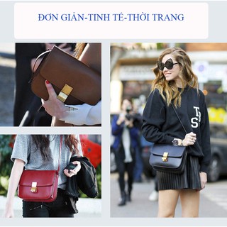 Túi đeo chéo nữ da bò ELIMINSA