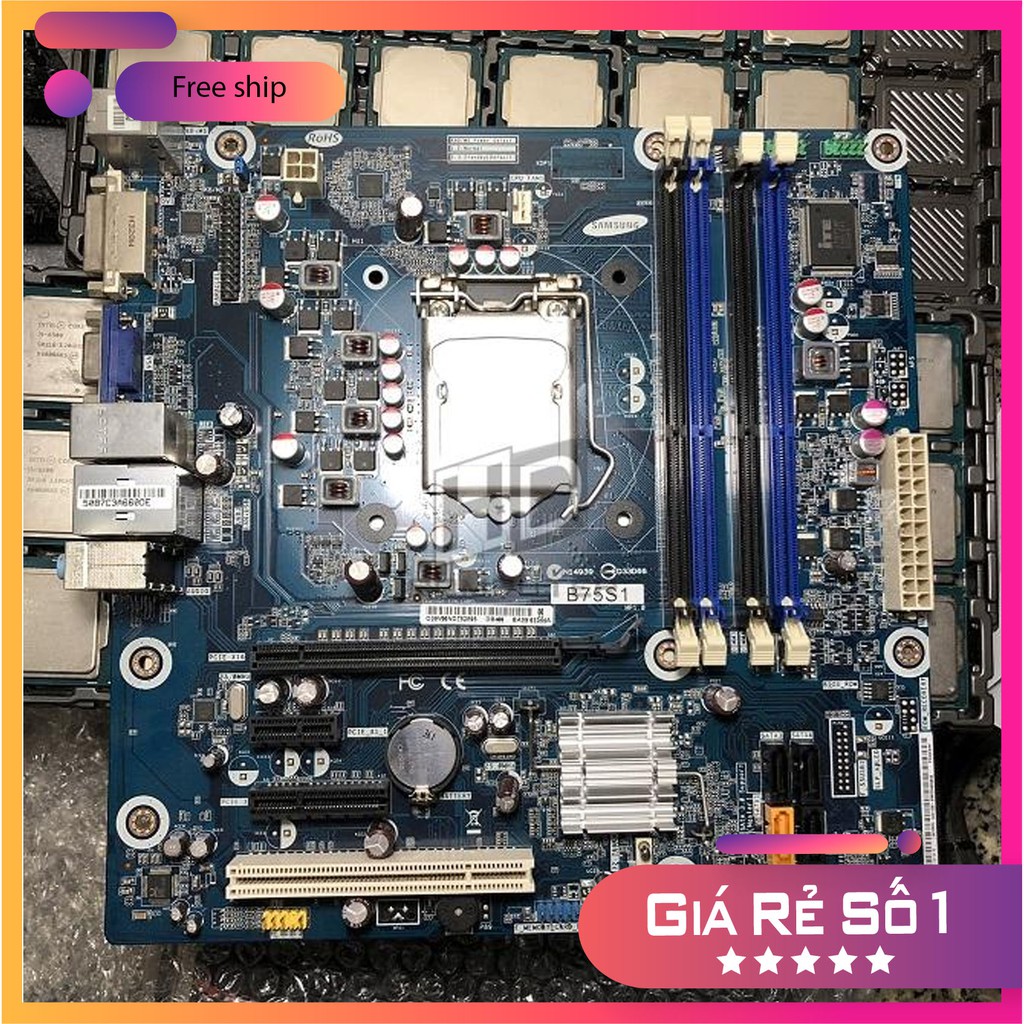 [Mã ELTECHZONE giảm 6% đơn 500K] Main B75 4 khe ram chạy cực ổn định đẹp như mới zin từng linh kiện bảo hành 3 tháng | BigBuy360 - bigbuy360.vn