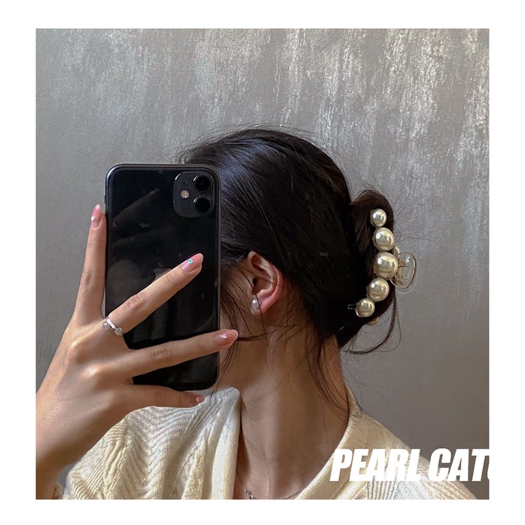 Kẹp tóc, kẹp càng cua đính hạt hàng chuẩn----Loại đep----