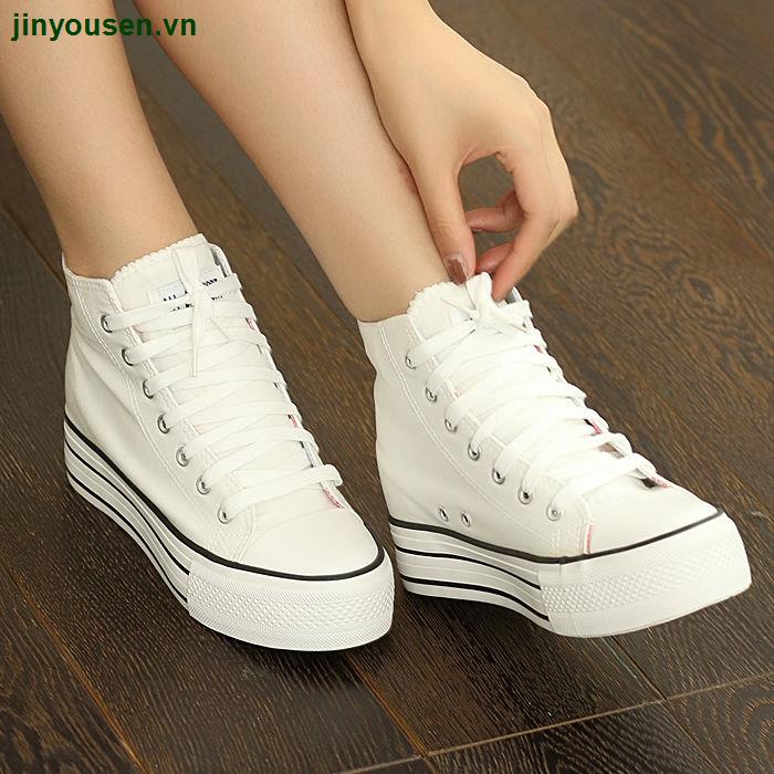 Giày Thể Thao Nữ Cổ Cao Thời Trang Hàn Quốc Cá Tính