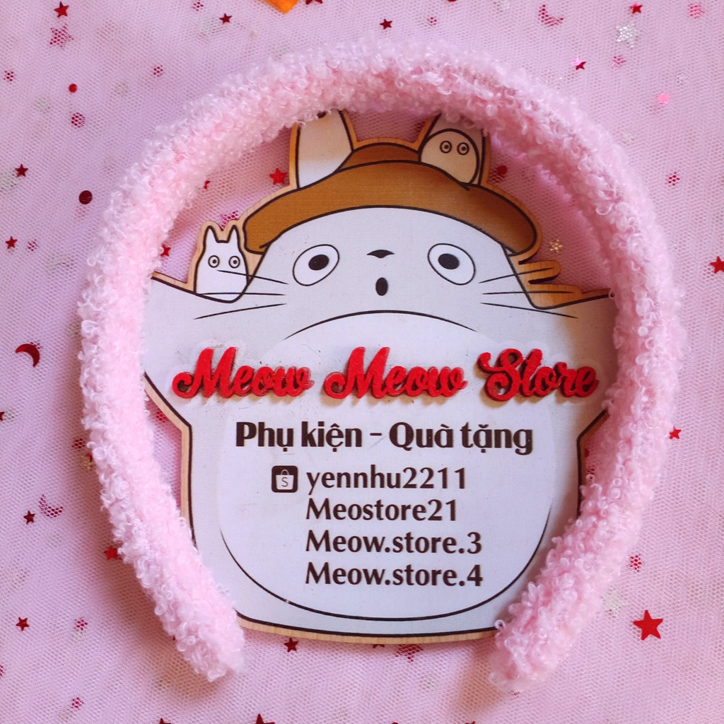 ❣️Ảnh MeowMeow❣️Cài Tóc Lông Xù Giá Rẻ❣️