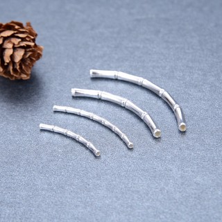 [S925] Charm bạc ống đốt tre - MH040
