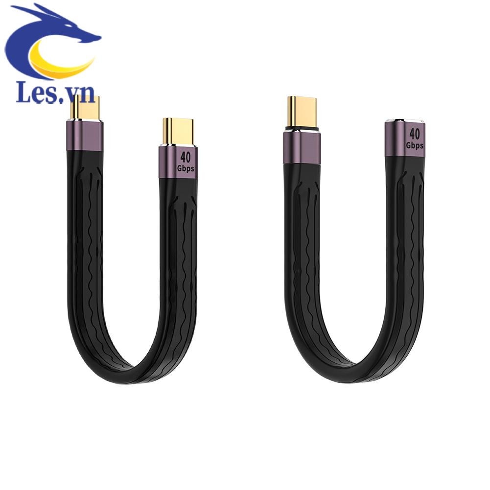Cáp Chuyển Đổi USB 4.0 Gen3 Type C Sang Cổng Type C 40Gps PD 100W Chuyên Dụng