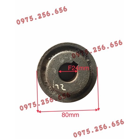 Puly 24*80mm-2 rãnh B phụ tùng máy nông nghiệp