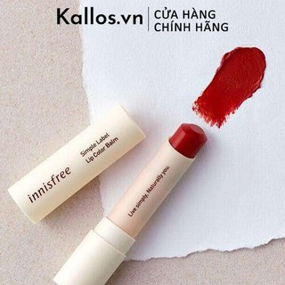 Son Dưỡng Có Màu Innisfree Simple Label Lip Color Balm - Kallos Vietnam