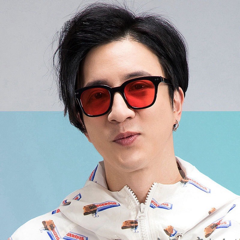 【kifli】Mắt kính râm chữ V gọng nhỏ nhiều màukính mát teen nam nữ Hàn Quốc thời trang AH129