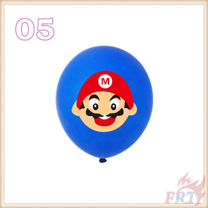 Bong bóng Latex hình Super Mario Bros series 02 dùng cho trang trí tiệc sinh nhật