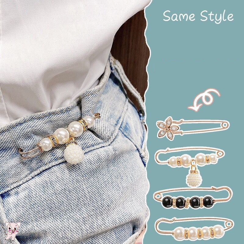 Ghim cài ngọc trai sáng tạo dễ thương thanh lịch cho nữ