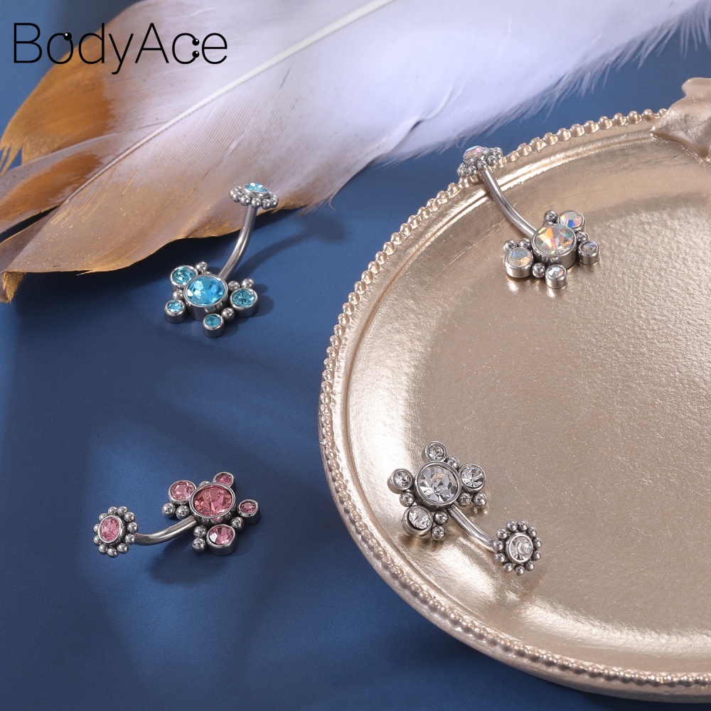 Khuyên RốN HìNh BướM ĐíNh Đá Xinh XắN