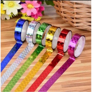Cuộn giấy dán phản quang xe máy, đạp, Decal phản quang 1568