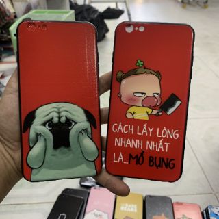 Ốp Iphone6Plus,7Plus/8Plus dẻo viềng in hình kute