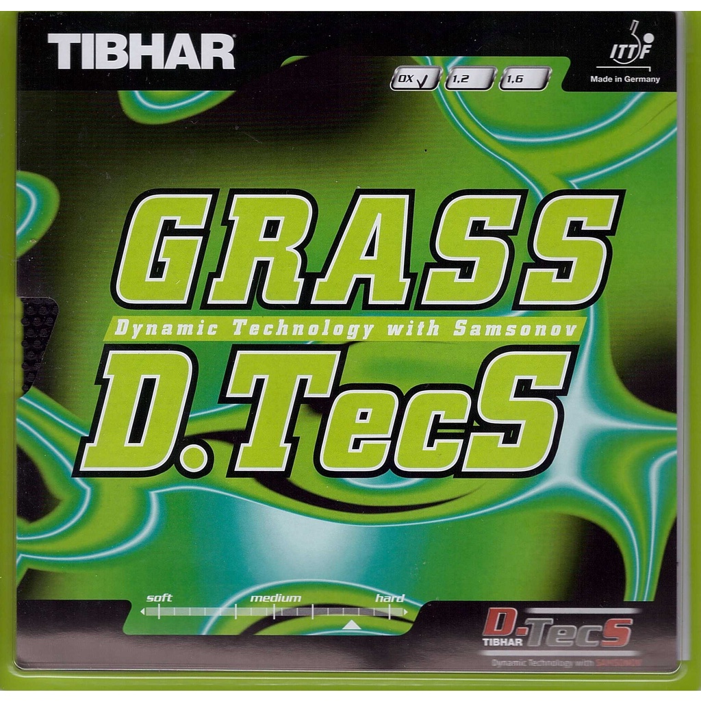 Mặt Vợt Bóng Bàn Gai Thủ Tibhar Grass D.Tecs Chính Hãng - Tinh Hoa Của Mặt Vợt Bóng Bàn Gai Dài