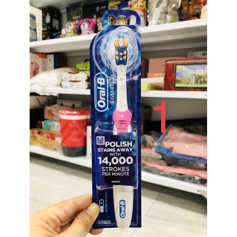 BÀN CHẢI PIN ORAL-B TỪ MỸ