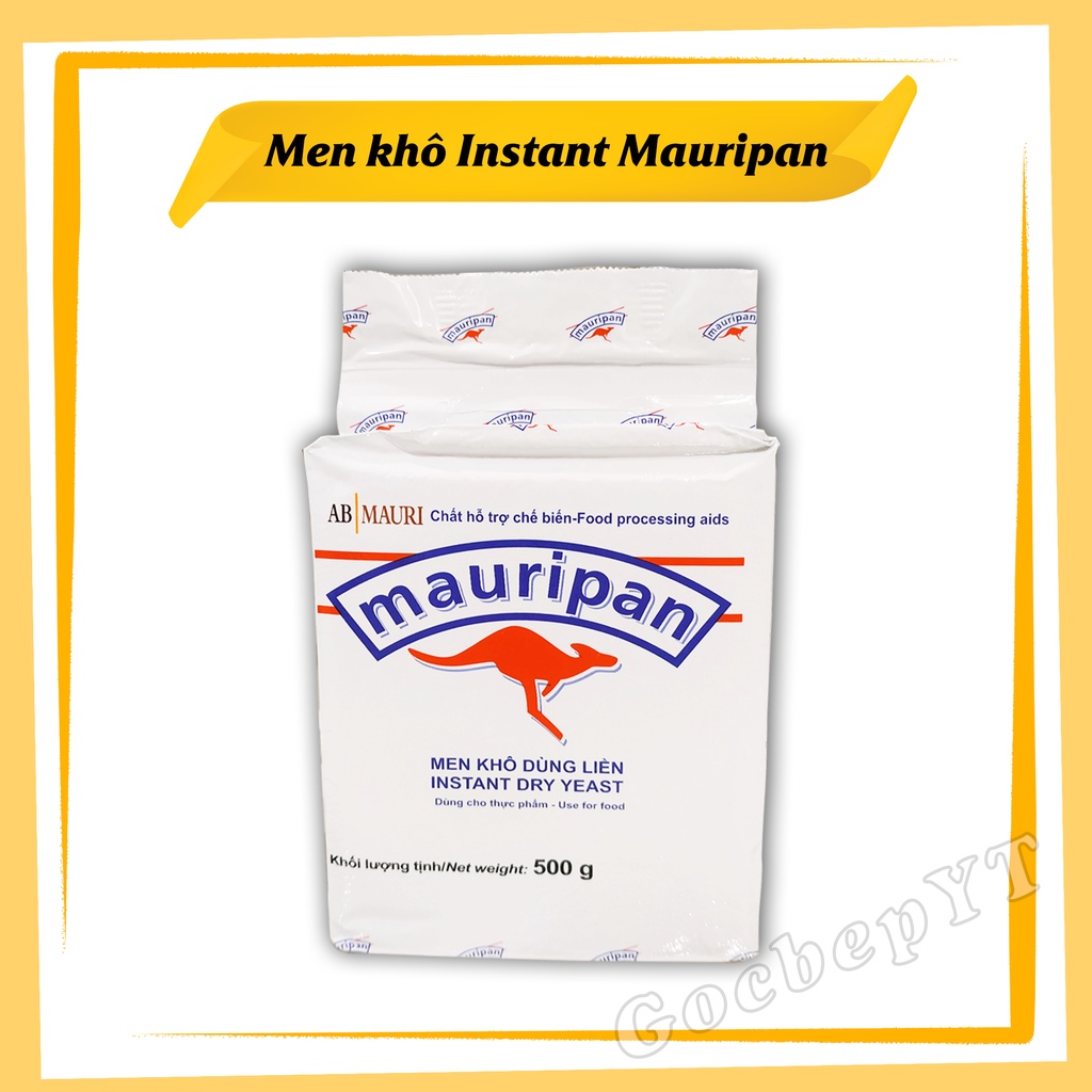 Men nở làm bánh mì, bánh bao Mauripan Instant Dry Yeast