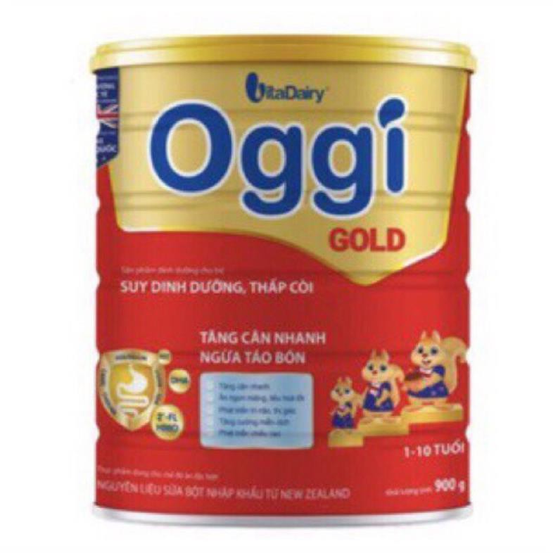 Sữa Oggi gold 900g DINH DƯỠNG THẤP CÒI cho trẻ 1-10 tuổi